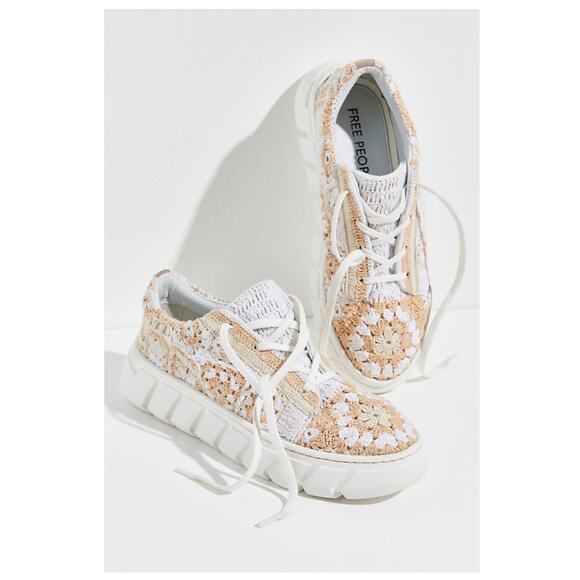 Free People Womens Catch Me If You Can Sneaker Multicolor Size 38 US 8 - Picture 3 of 13